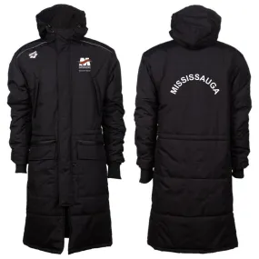 MSSAC UNISEX SOLID TEAM PARKA - BLACK - EMBROIDERED