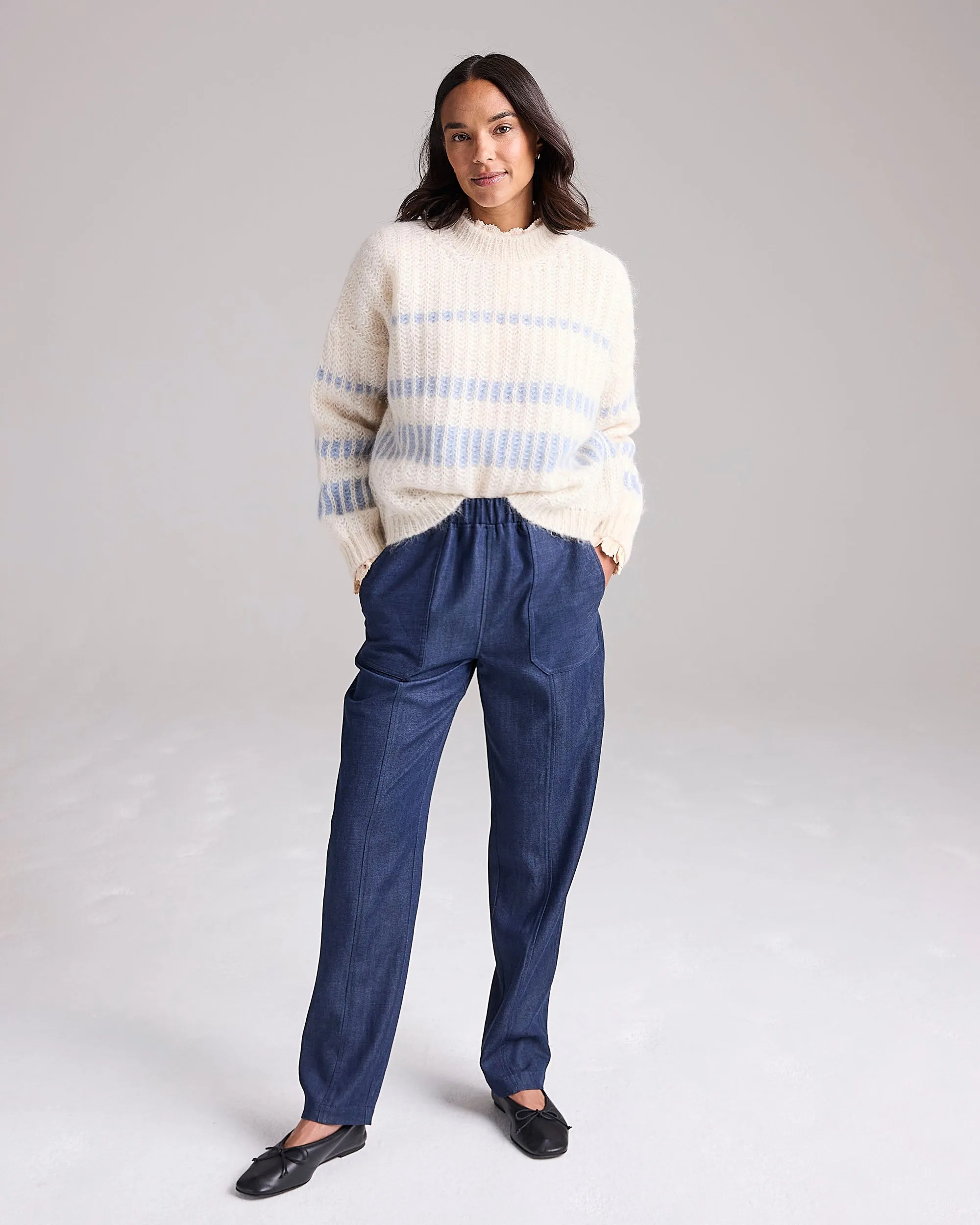 Multi Stripe Italian Jumper by Cape Cove