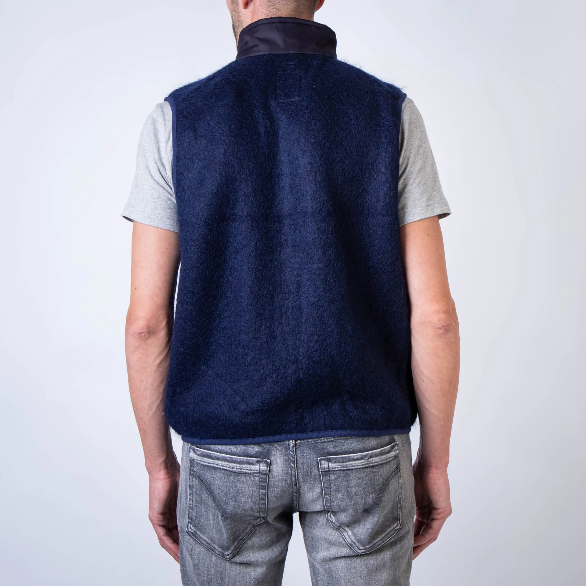 NANAMICA GILET S24FN030E NAVY BLUE