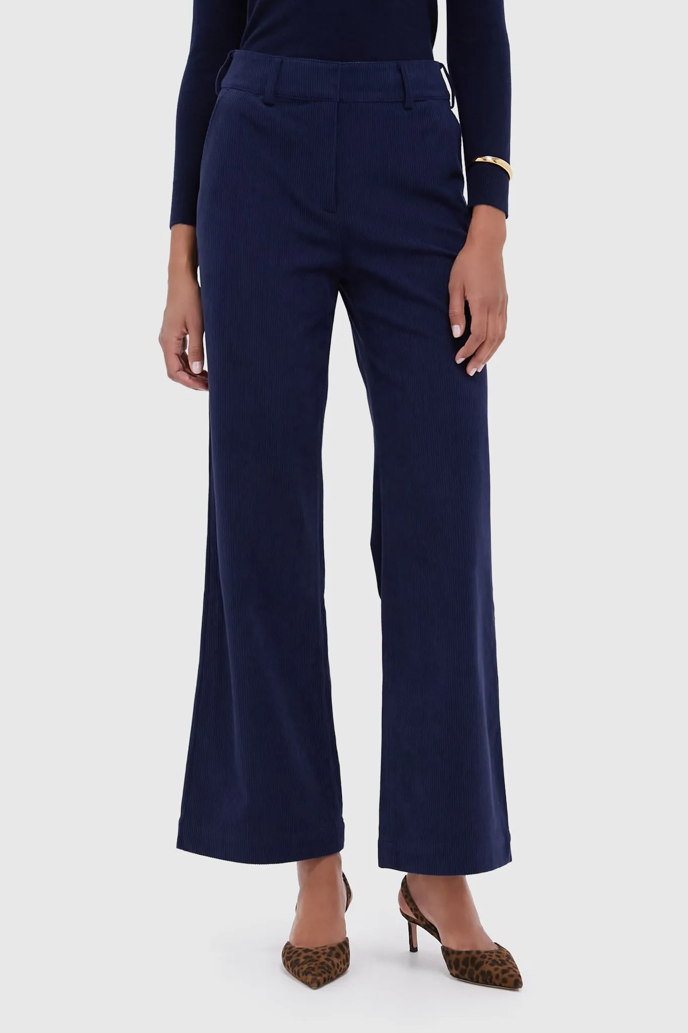 Navy Wide Wale Corduroy Hunter Pants