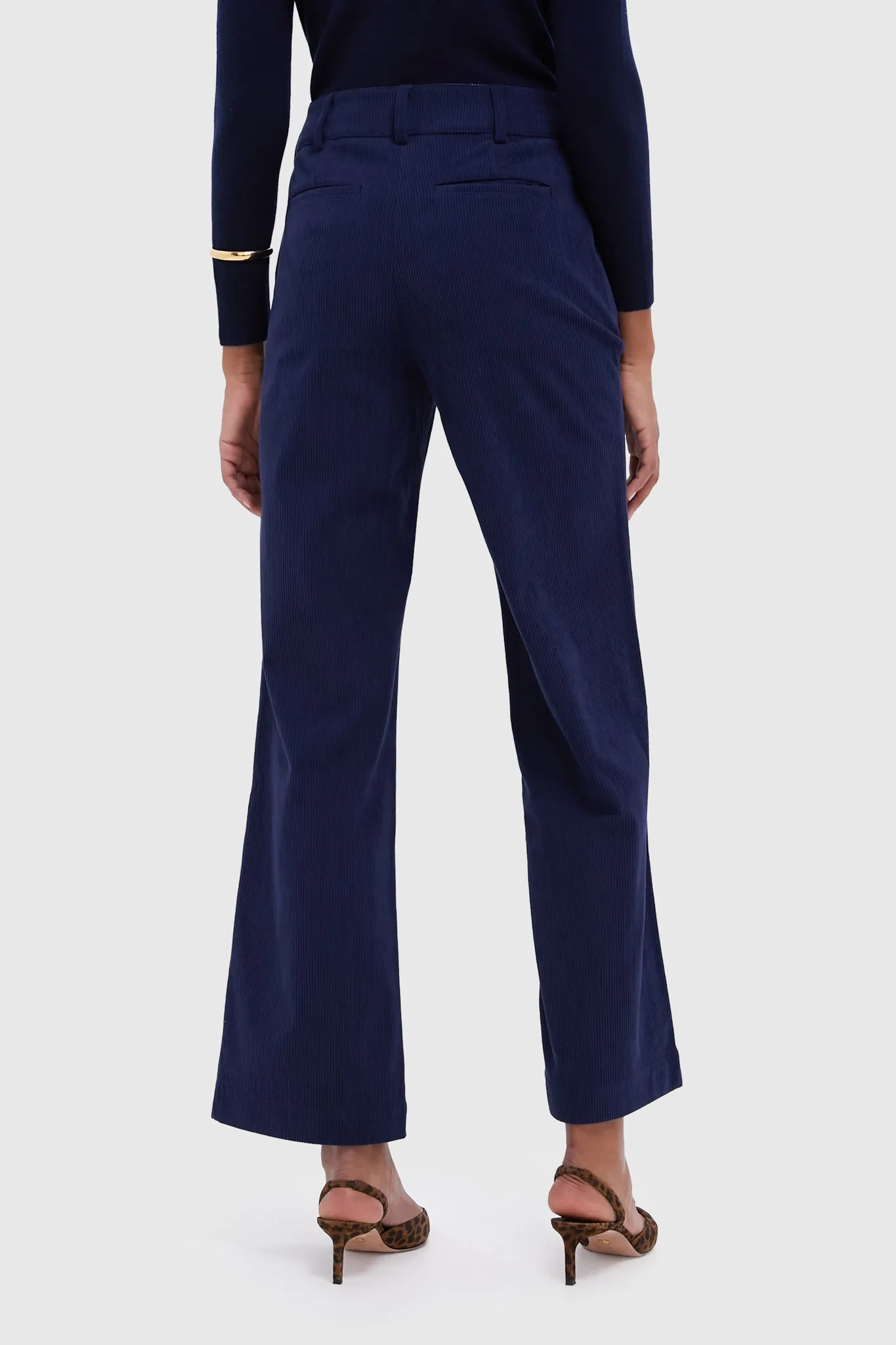 Navy Wide Wale Corduroy Hunter Pants