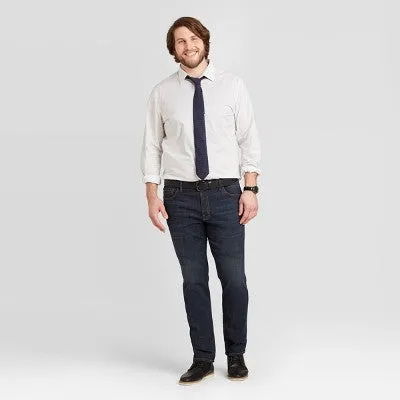 New - Goodfellow & Co Men's Tall Mid Rise Slim Leg Fit Full Jeans Heavyweight