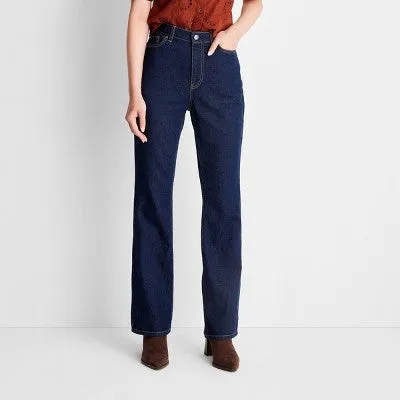 New - Women's High-Rise Flare Denim Pants - Future Collective with Reese Blutstein