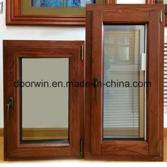 Oak Wood Cladding Aluminum Window - China Old Window Frame, Casement French Window