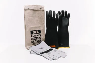 OEL Class 4 Rubber Glove Kit 18" - IRG-4-18-BK