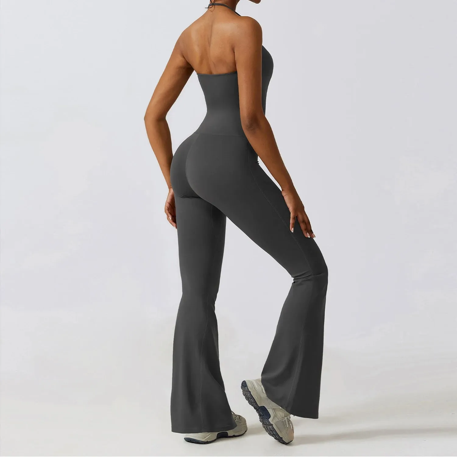 One-piece Yoga Suit 
 Flare Leggings Bodysuits