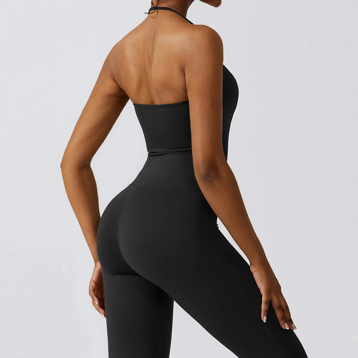 One-piece Yoga Suit 
 Flare Leggings Bodysuits