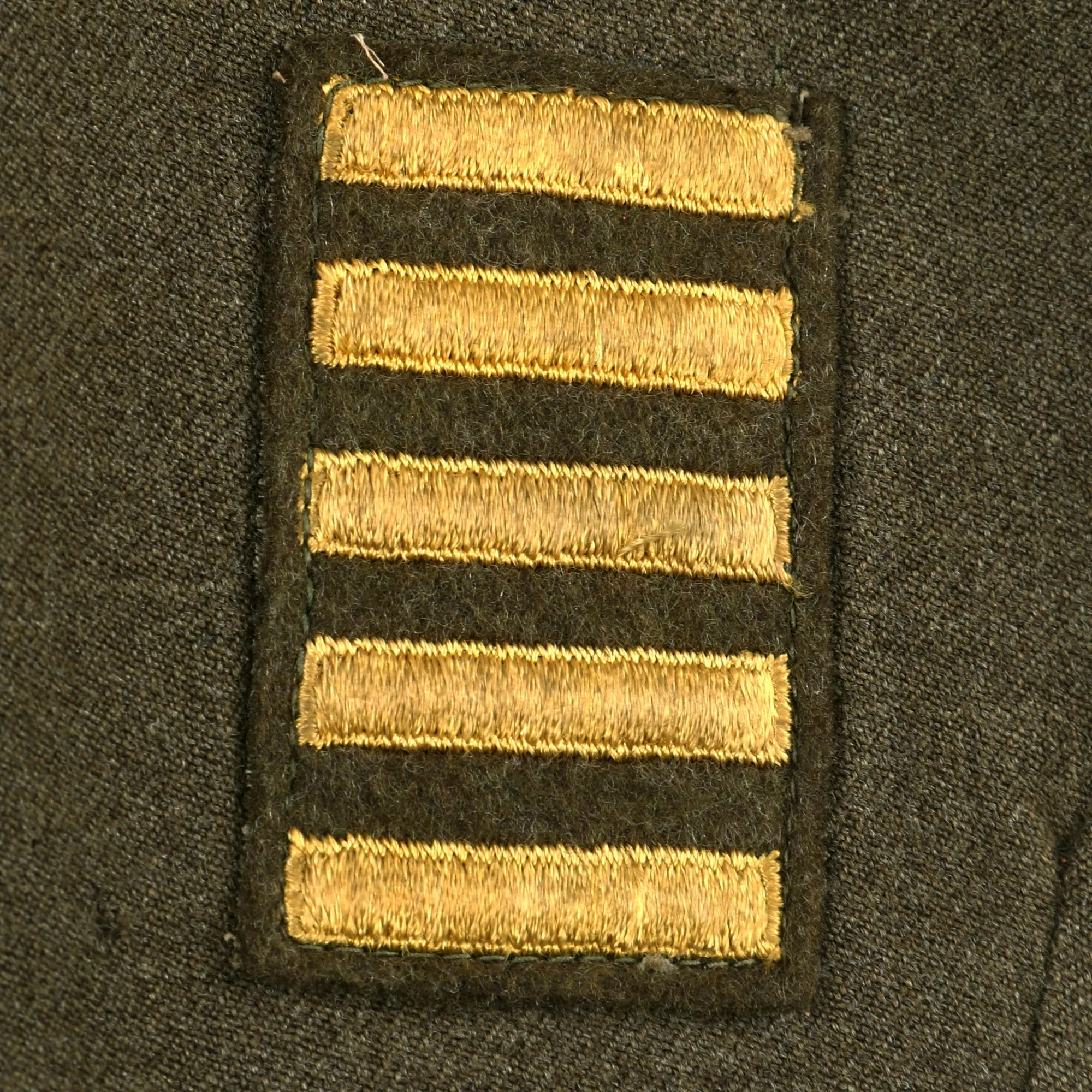 Original U.S. WWII Named 82nd Airborne Division Headquarters Ike Jacket with DUI on Shoulder Boards