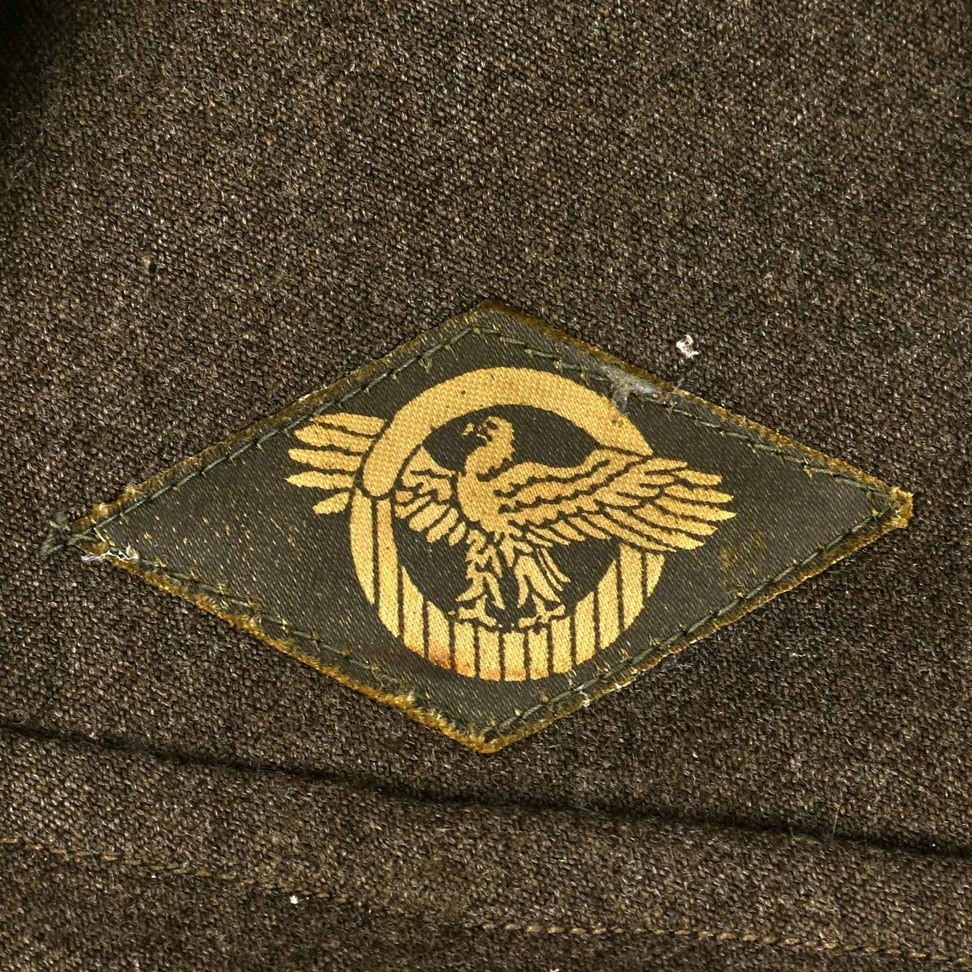 Original U.S. WWII Named 82nd Airborne Division Headquarters Ike Jacket with DUI on Shoulder Boards