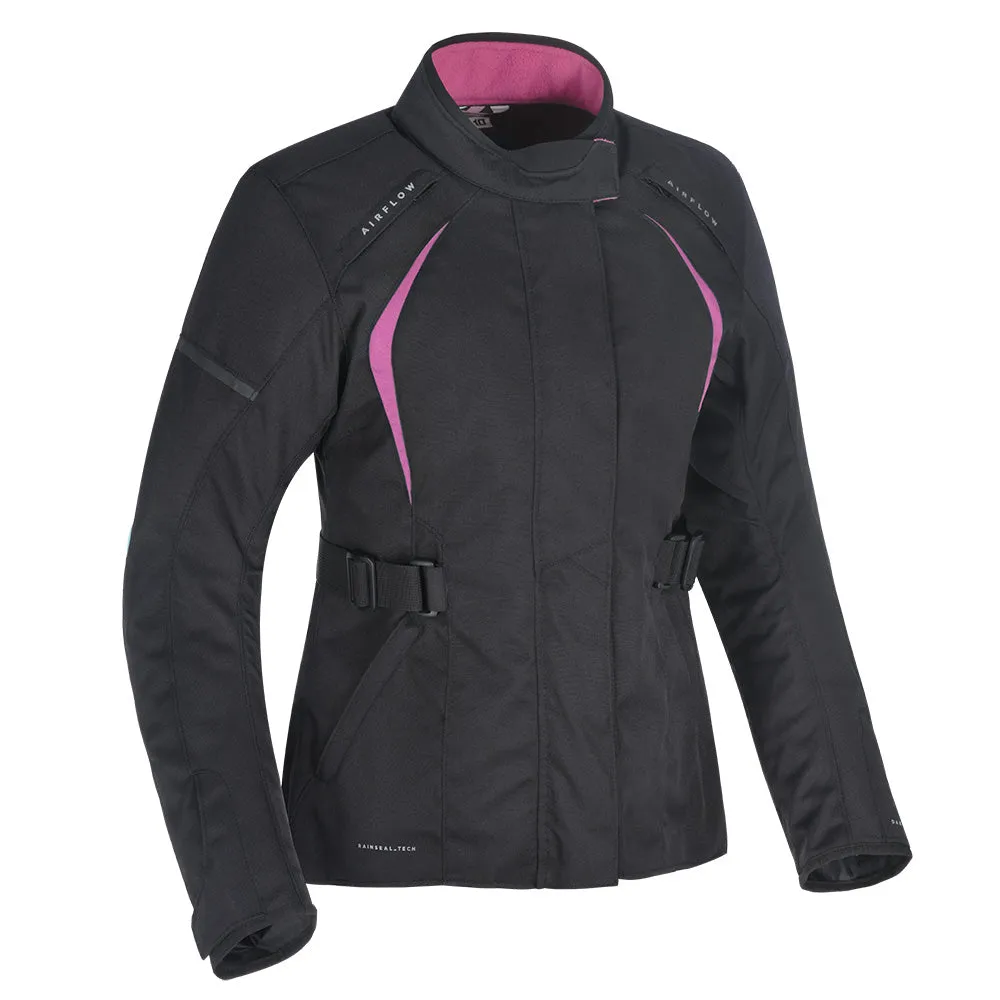 Oxford Dakota 2.0 Ladies Textile Jacket - Black / Pink