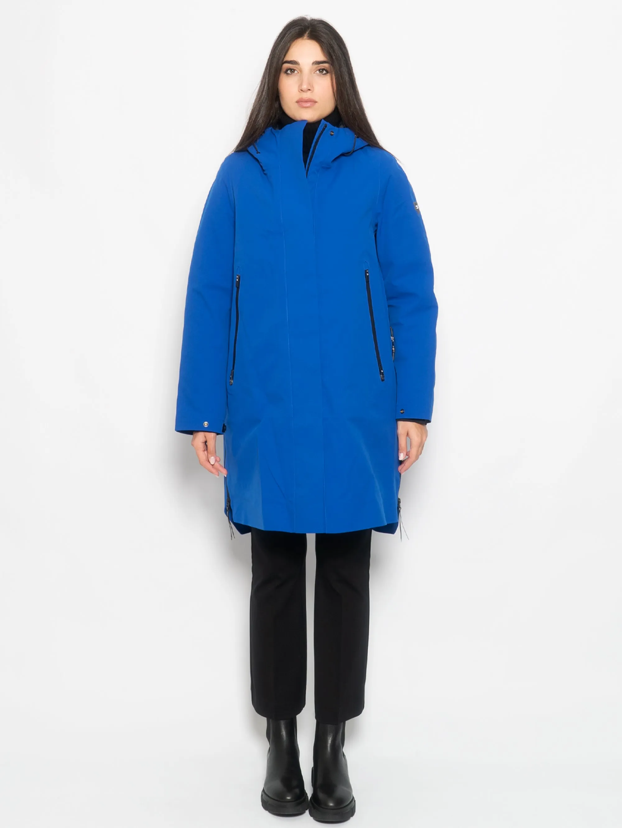 Parka Tre in Uno Donna Planck Blu Elettrico