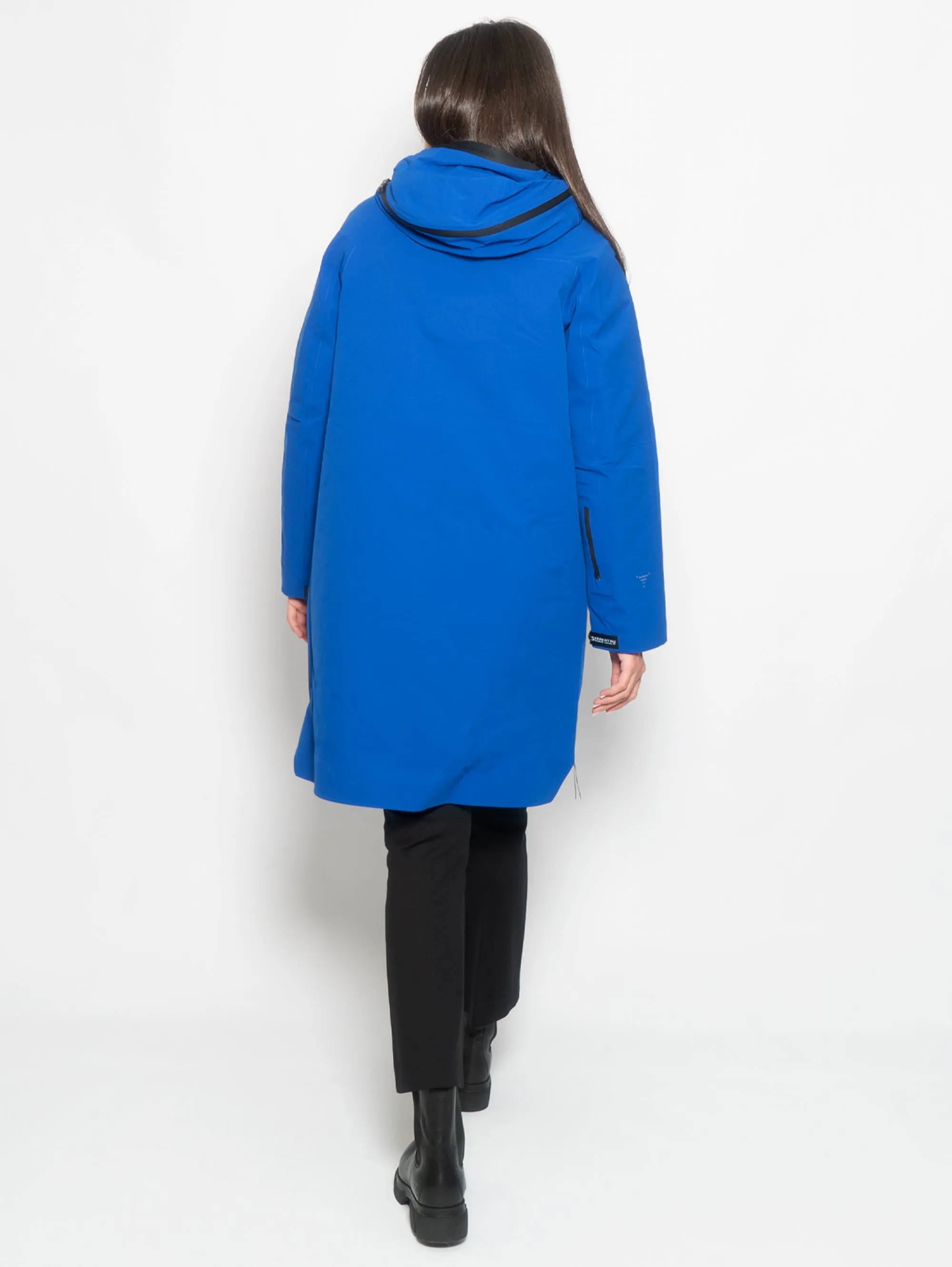 Parka Tre in Uno Donna Planck Blu Elettrico