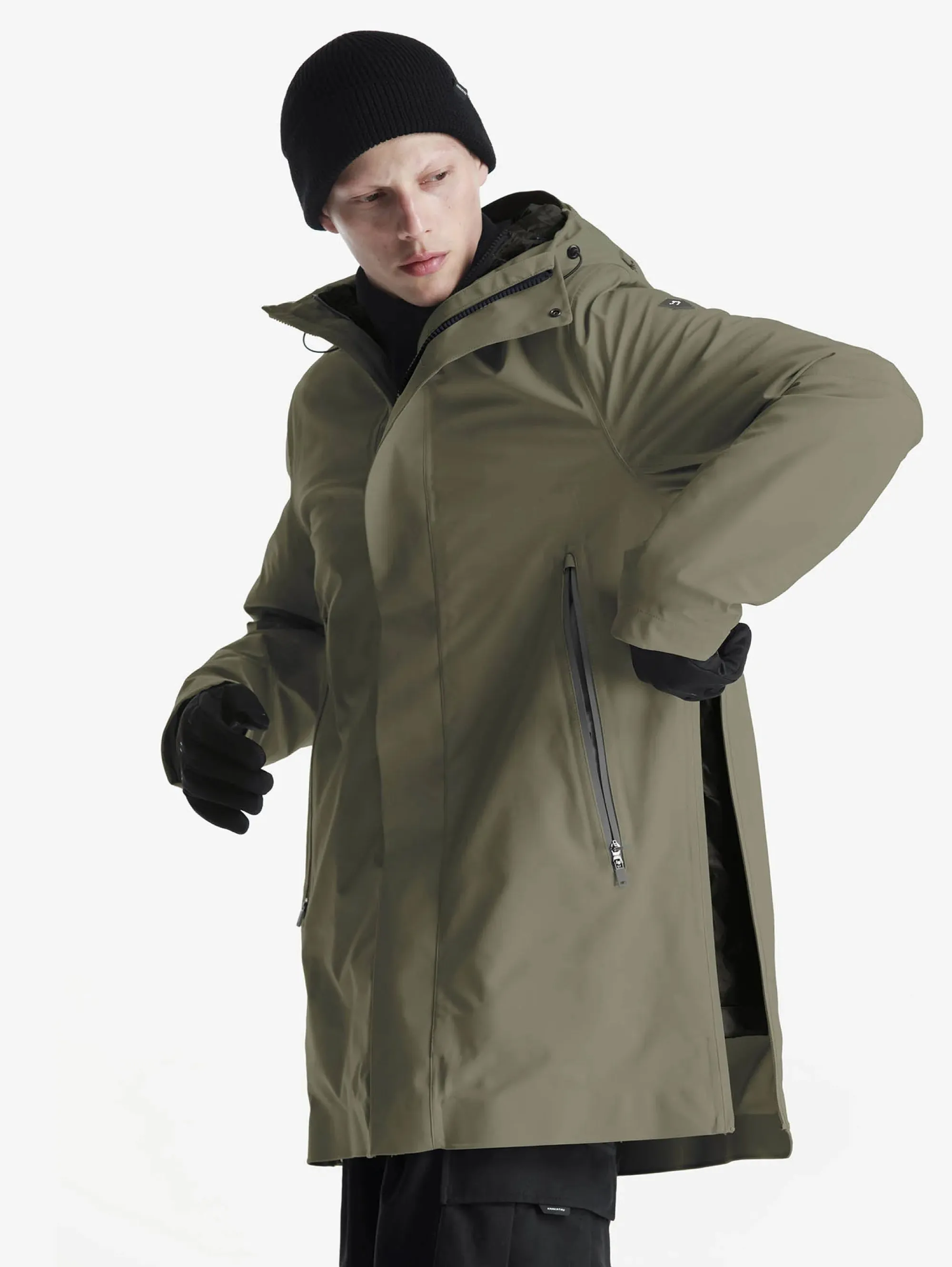 Parka Tre in Uno Planck Uomo Salvia