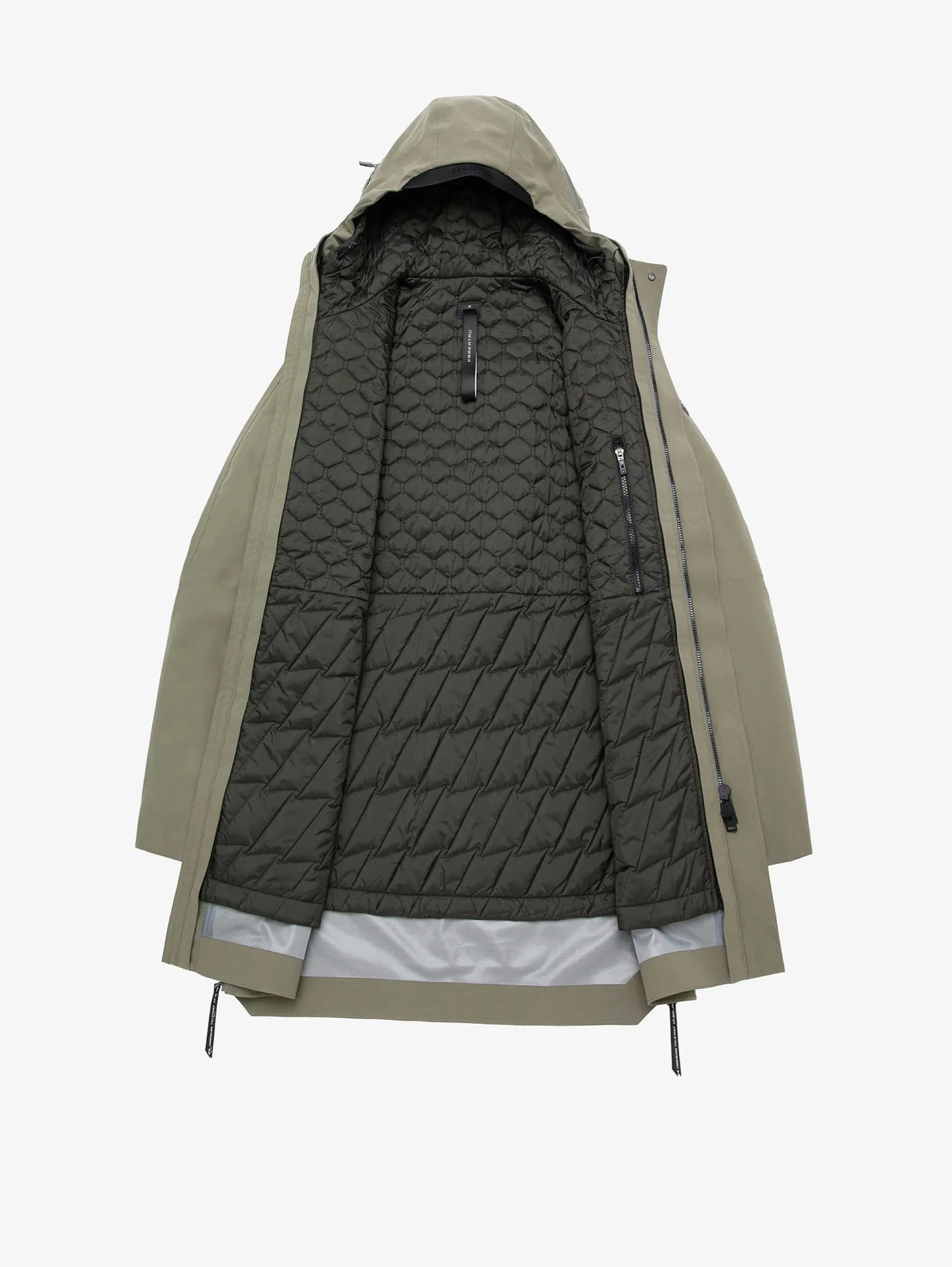 Parka Tre in Uno Planck Uomo Salvia