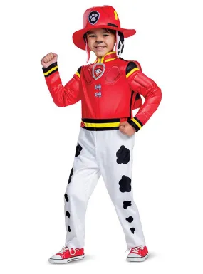 Paw Patrol Boys Deluxe Marshall Costume