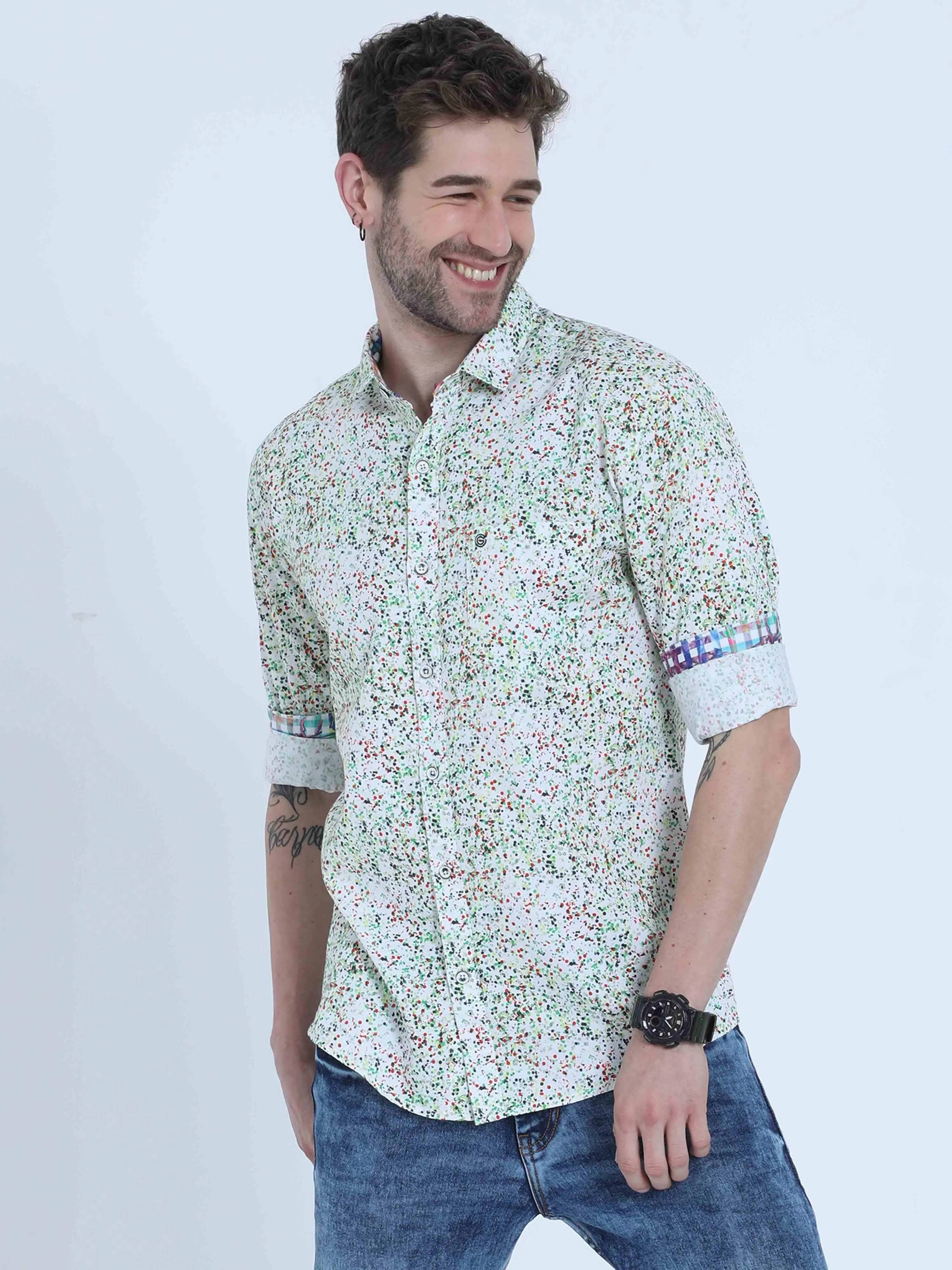 Philip Men's Printed Casual Shirts