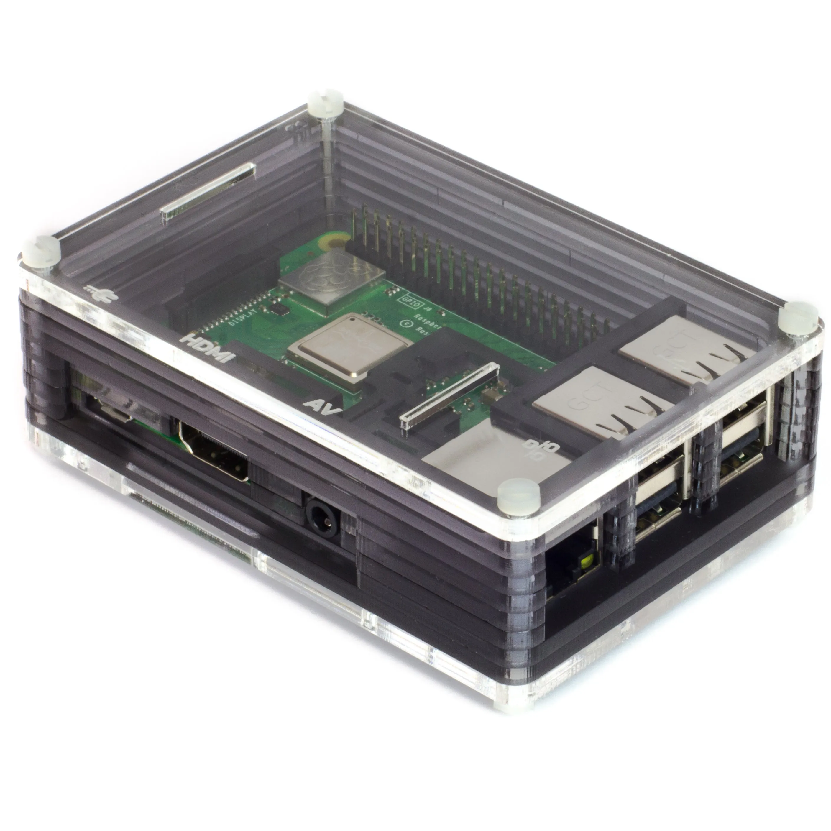 Pibow 3 B  (Raspberry Pi 3 B , 3, & 2)