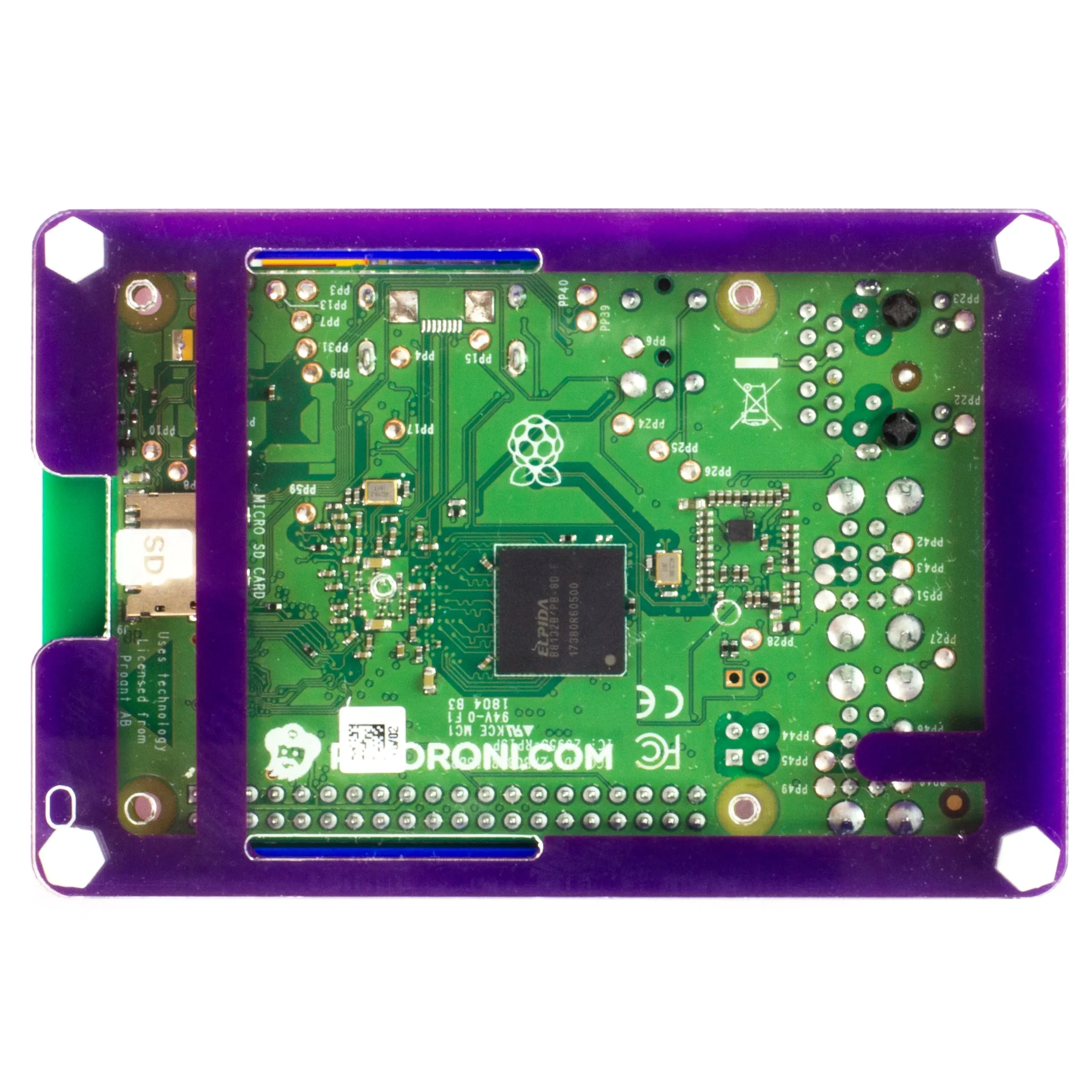 Pibow 3 B  (Raspberry Pi 3 B , 3, & 2)