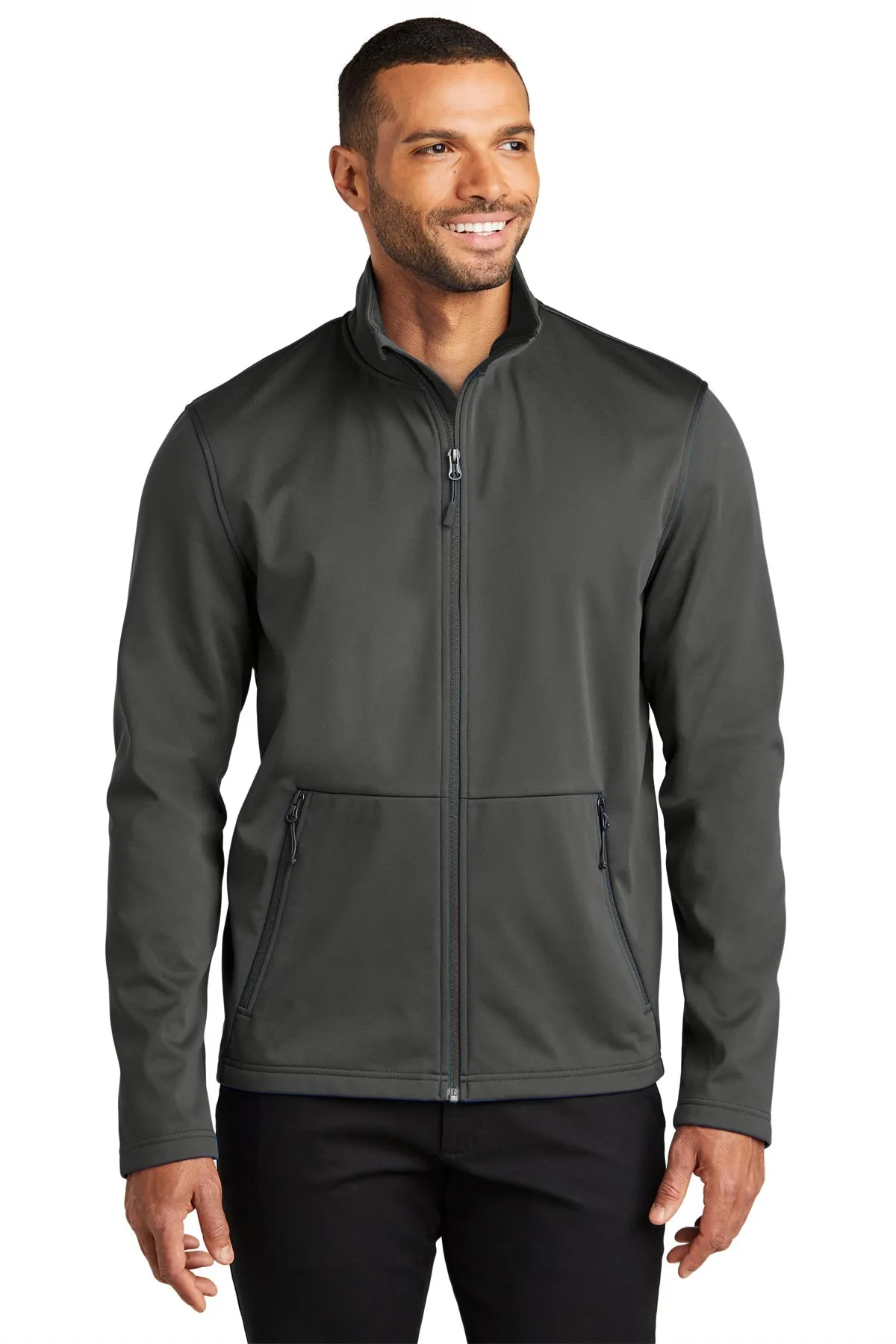 Port Authority Flexshell Customized Jackets, Grey Steel