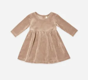 Quincy Mae Baby & Toddler Girls Organic Velour Blush Dress