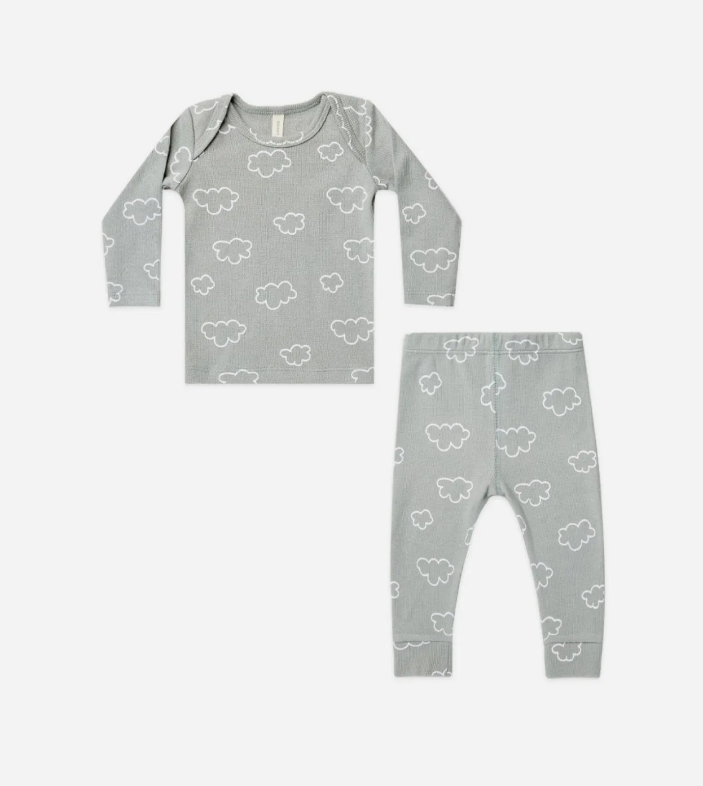 Quincy Mae Baby & Toddler L/S Tee & Leggings - Choose Dots or Clouds