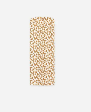 Quincy Mae Baby Organic Bamboo Cheetah Print Swaddle Blanket