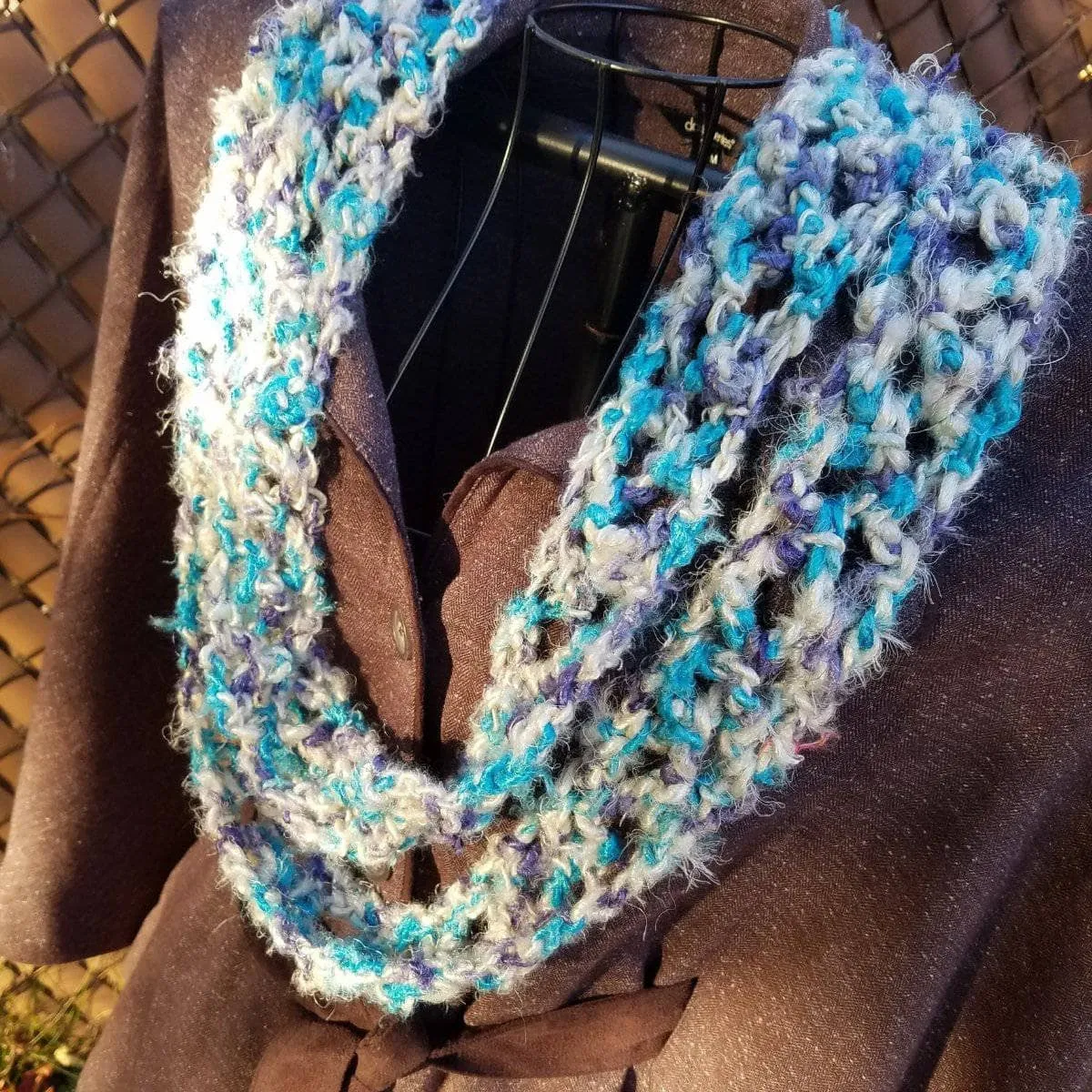 Rainy Day Infinity Scarf Crochet Kit