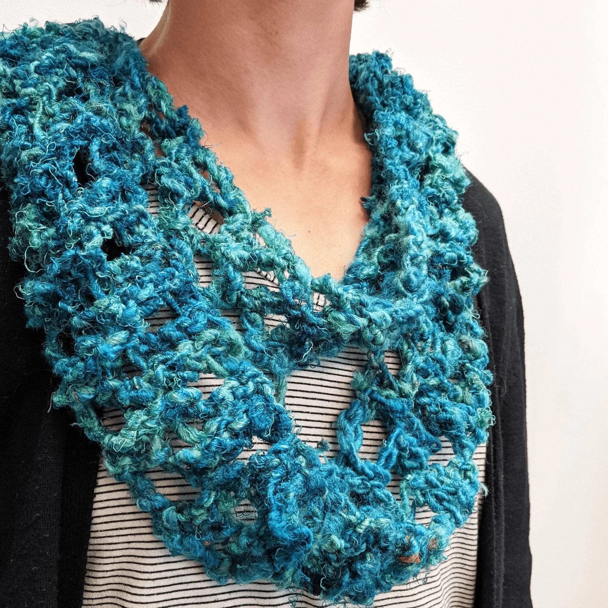 Rainy Day Infinity Scarf Knit Pattern