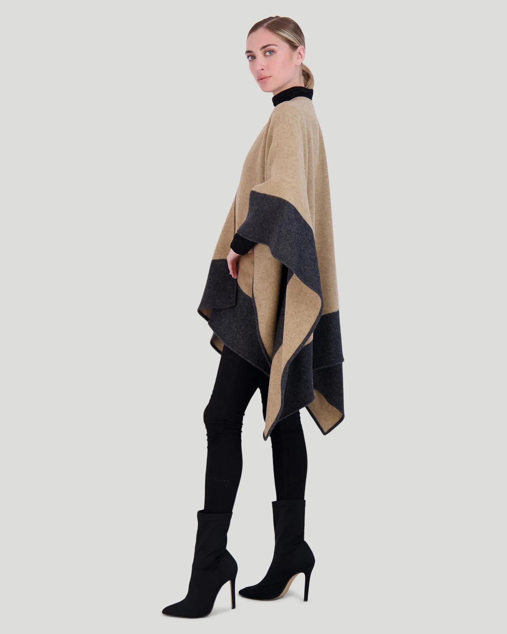 Reversible Select Wool Cape