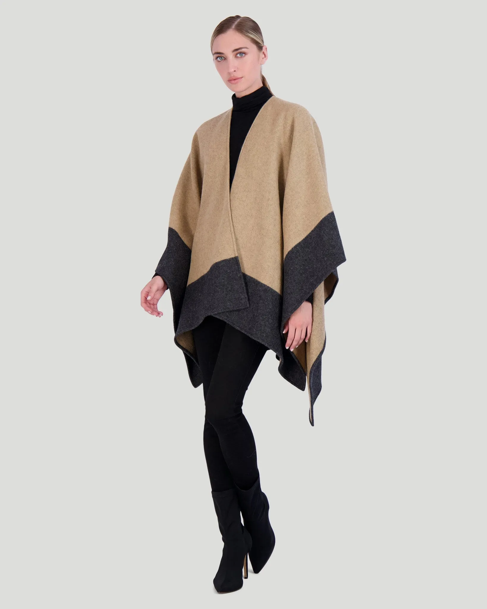 Reversible Select Wool Cape