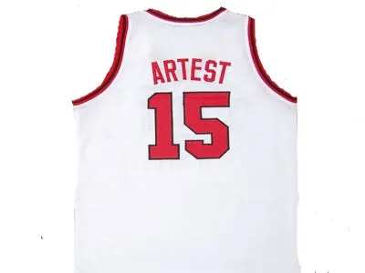 Ron Artest St. Johns University Redmen College Throwback Basketball Jersey