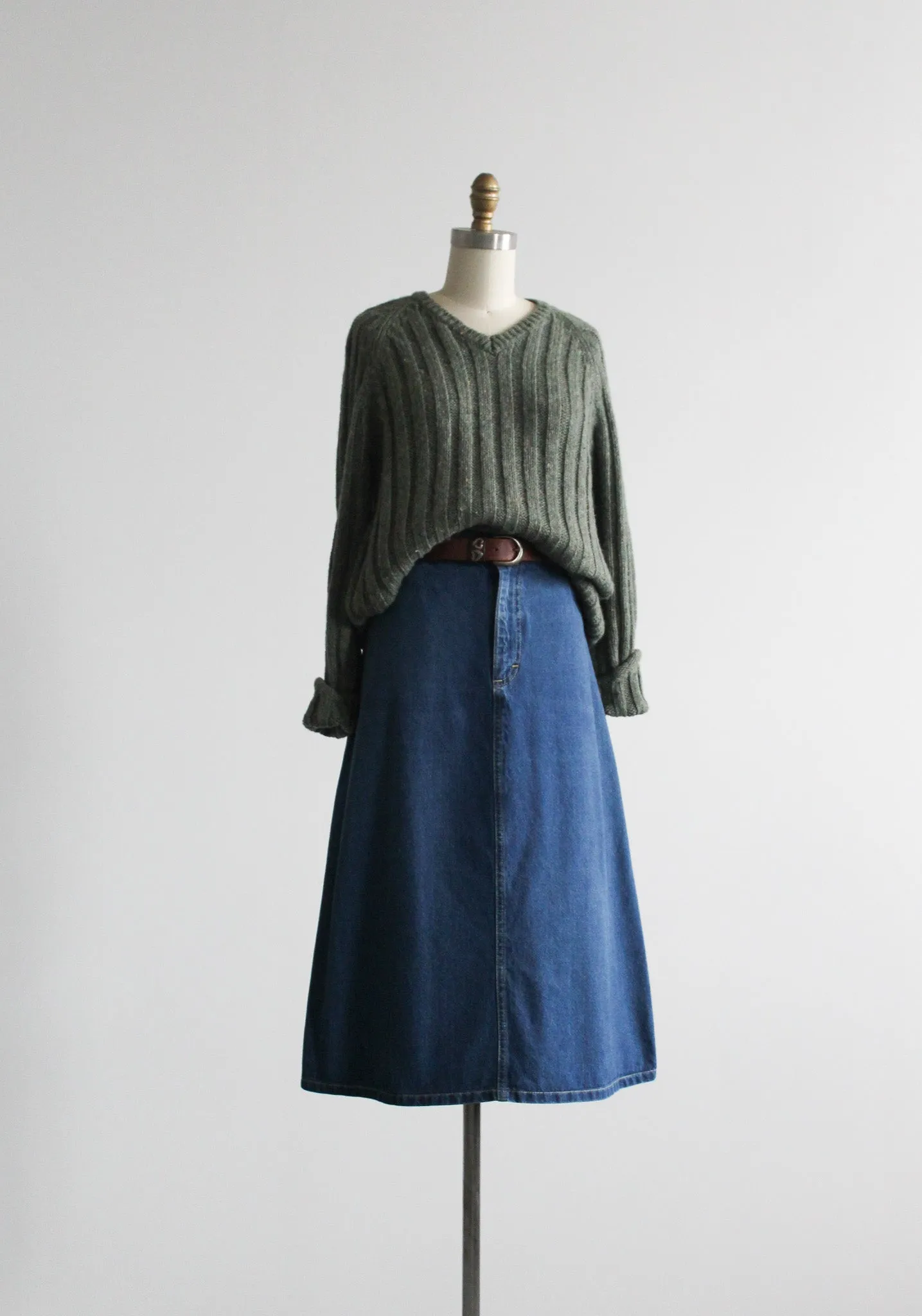 sage leaf wool pullover