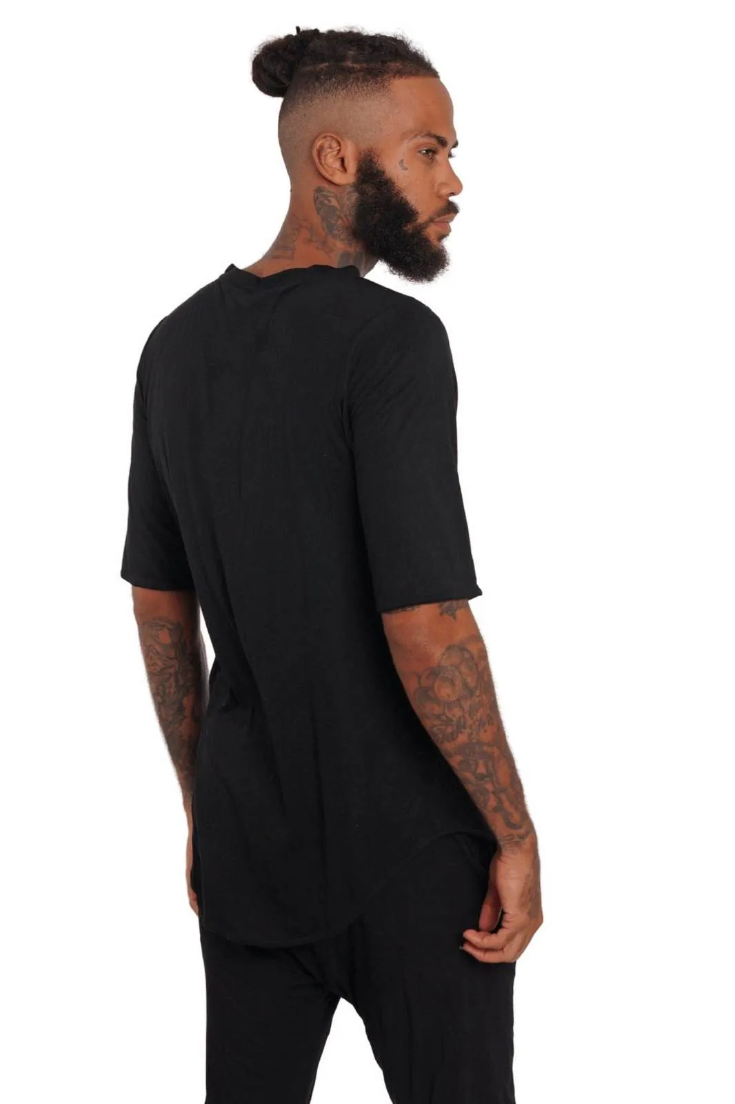 Salerno Mens Elbow Length T Shirt