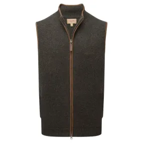 Schoffel Orkney Merino Mens Gilet - Loden Green