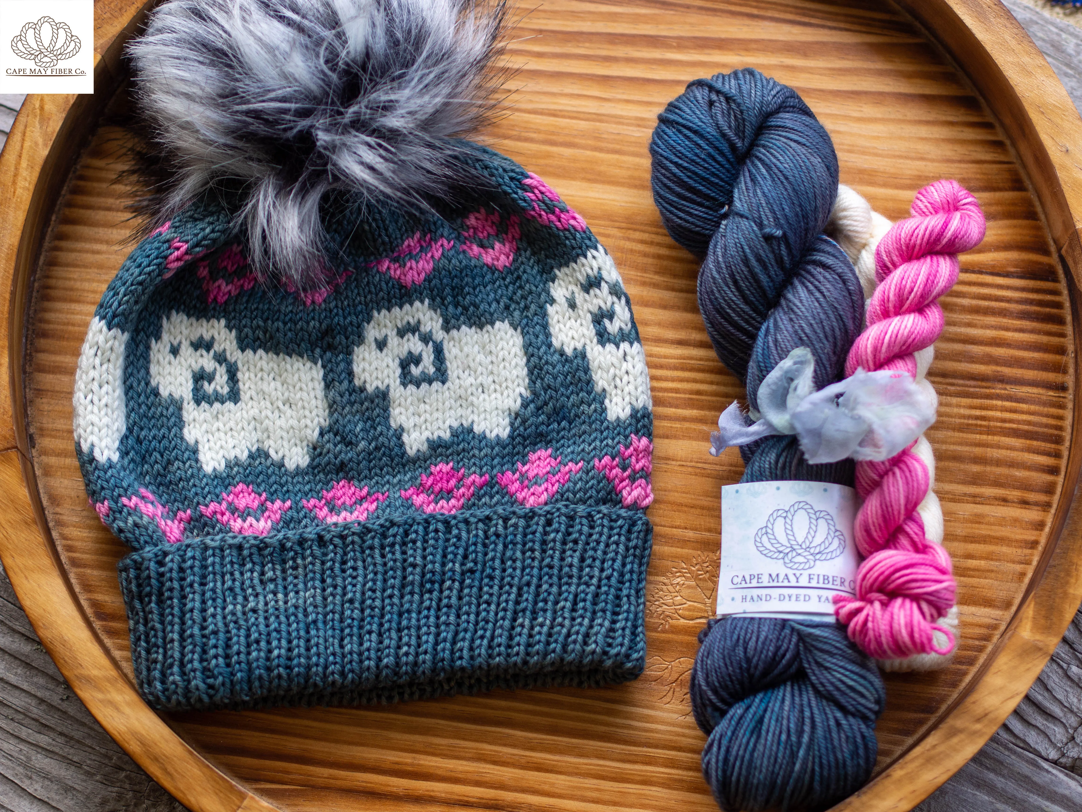 Sheepy Walk Hat DK Weight Knitting Kit