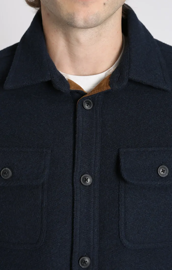 Sherpa Lined Wool Jacket