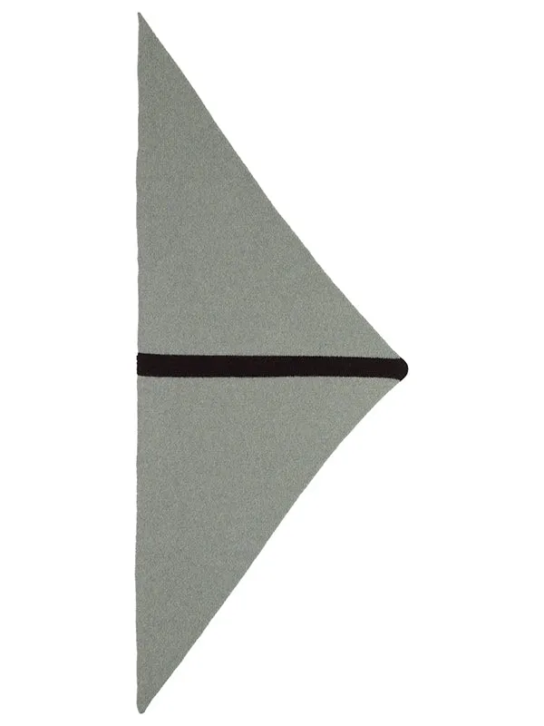 Single Stripe Triangle Neckerchief Kintyre & Black