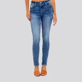 Skinny women's casual jeans