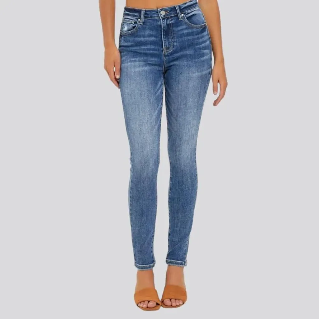 Skinny women's casual jeans