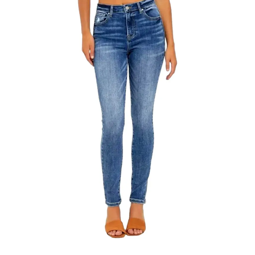 Skinny women's casual jeans