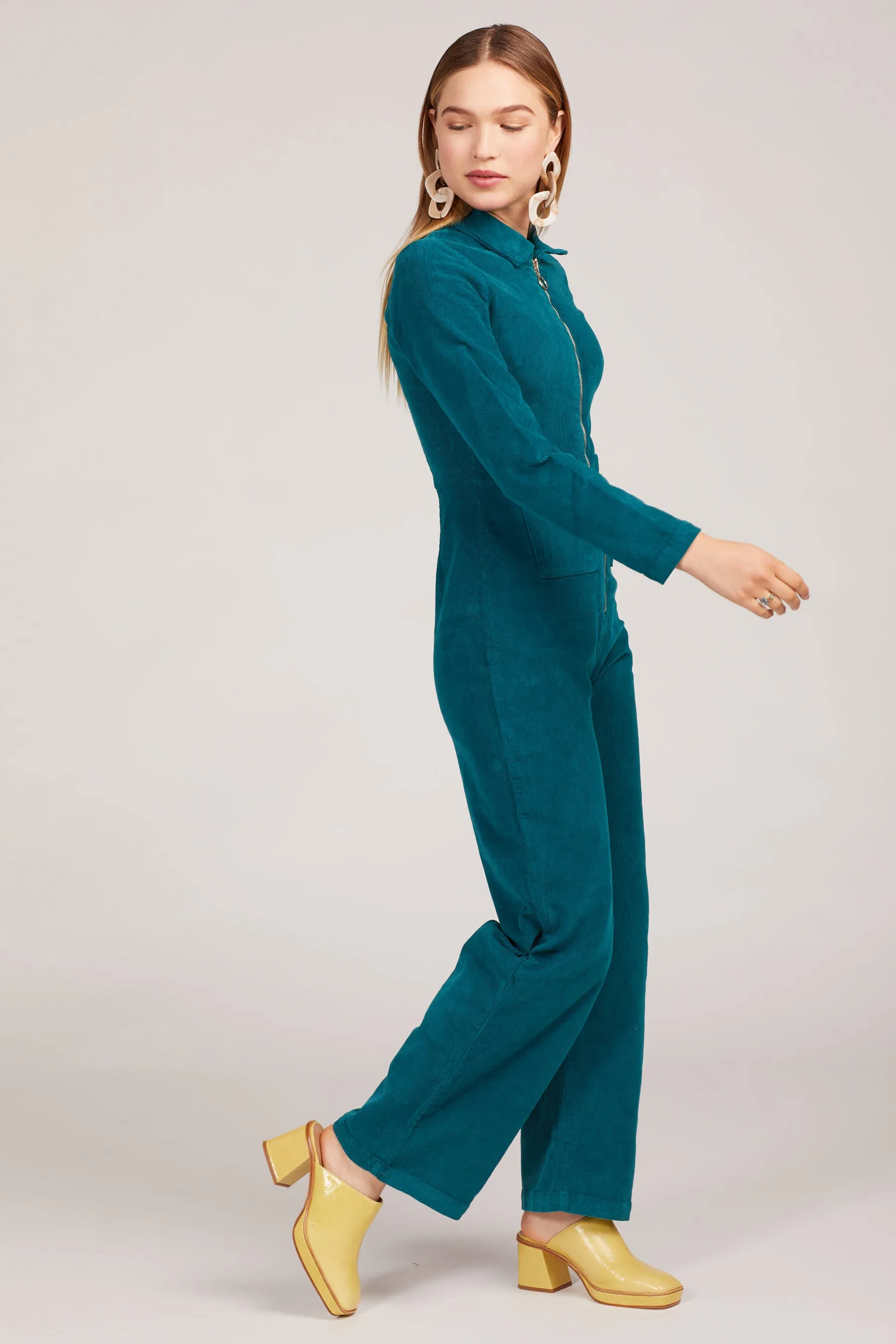 Smoke Green Paufe Jumpsuit