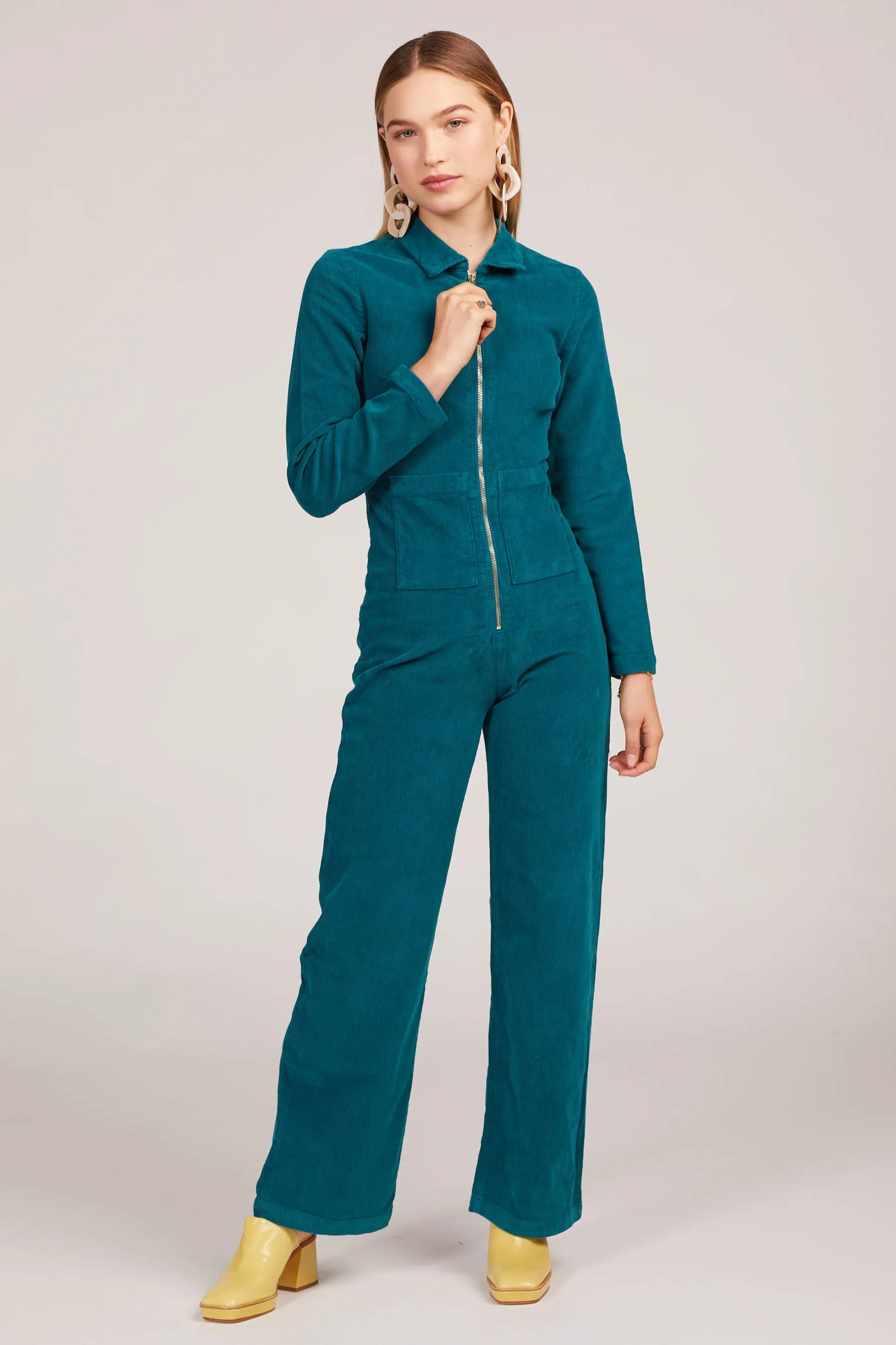 Smoke Green Paufe Jumpsuit