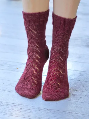 Stone Harbor Sock Knitting Pattern Fingering Weight