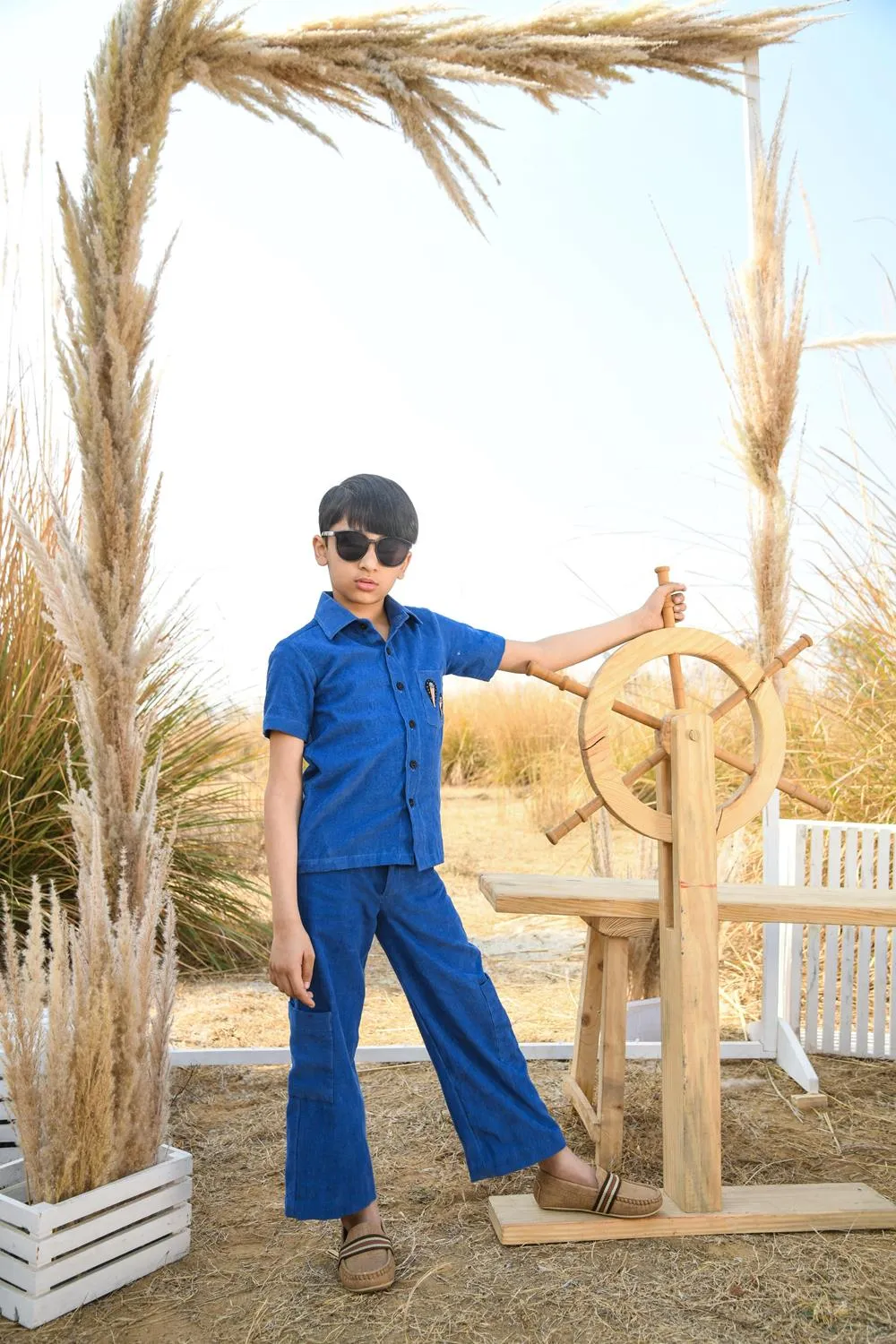 Swag Hook- Shirt and Jacket with Trouser Coordinate Set For Boys