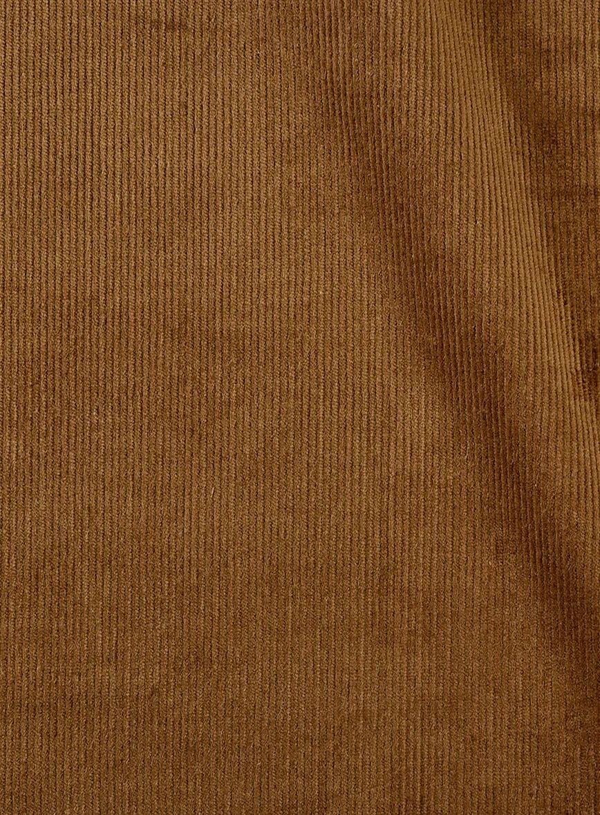 Tan Stretch Pin Corduroy Pants