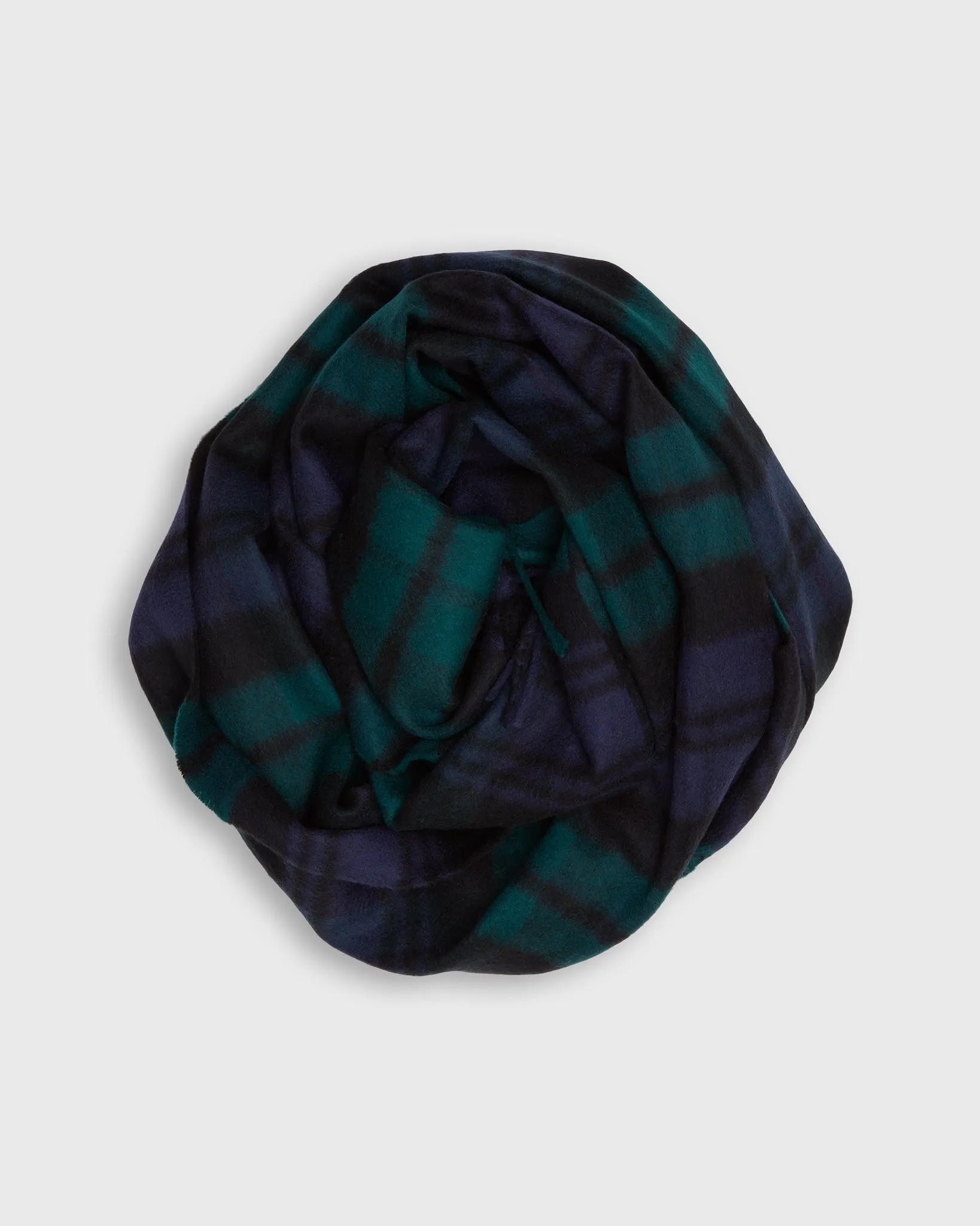 Tartan Merino Scarf in Blackwatch