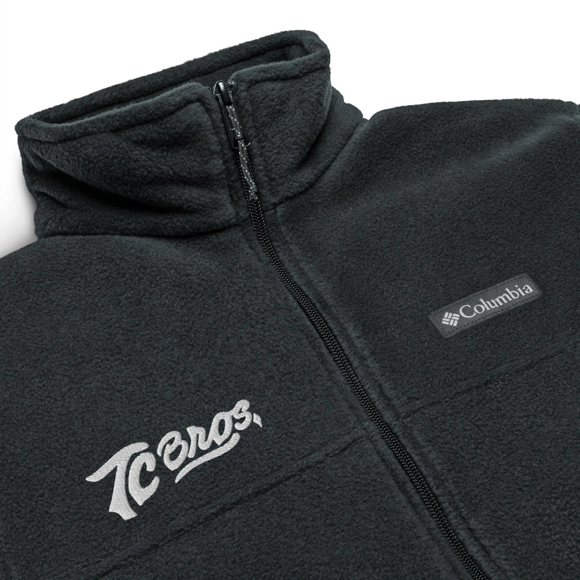 TC Bros./Columbia fleece zip jacket - Black