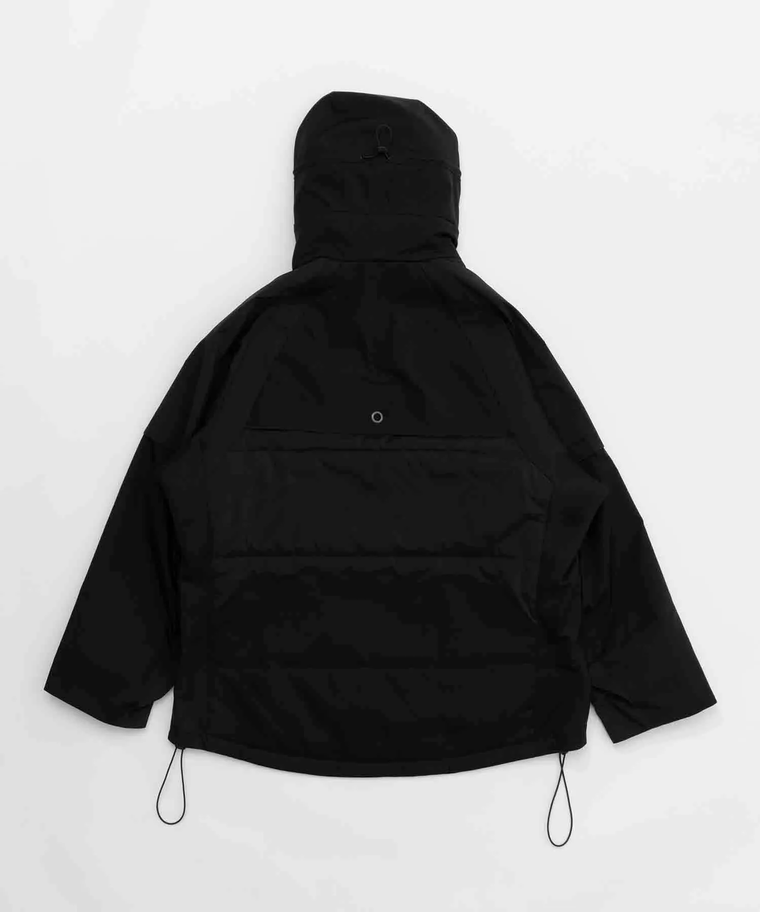 Tech Different Material Combination Eyelet Mountain Parka