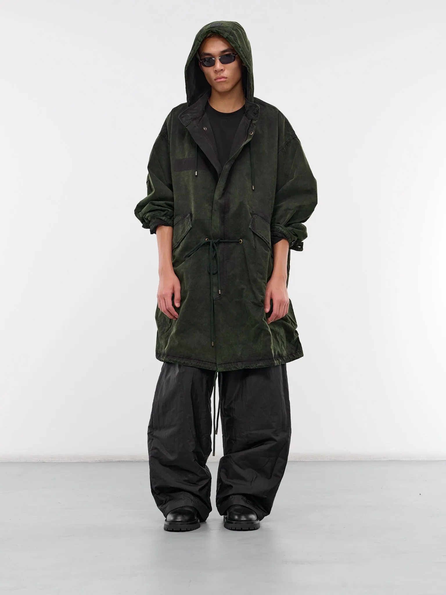 Technical Cotton Parka (H526Y02W90-4559-KHAKI-GREEN-MU)