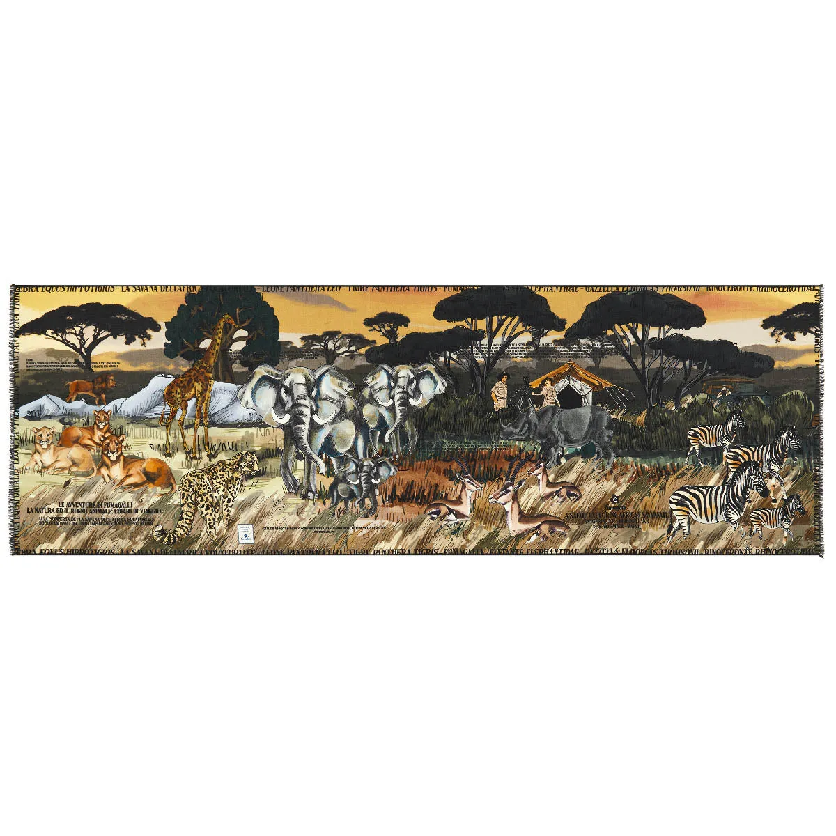 The African Savannah scarf